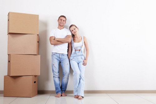 Moving team handling a home relocation in Bow with local street access considerations